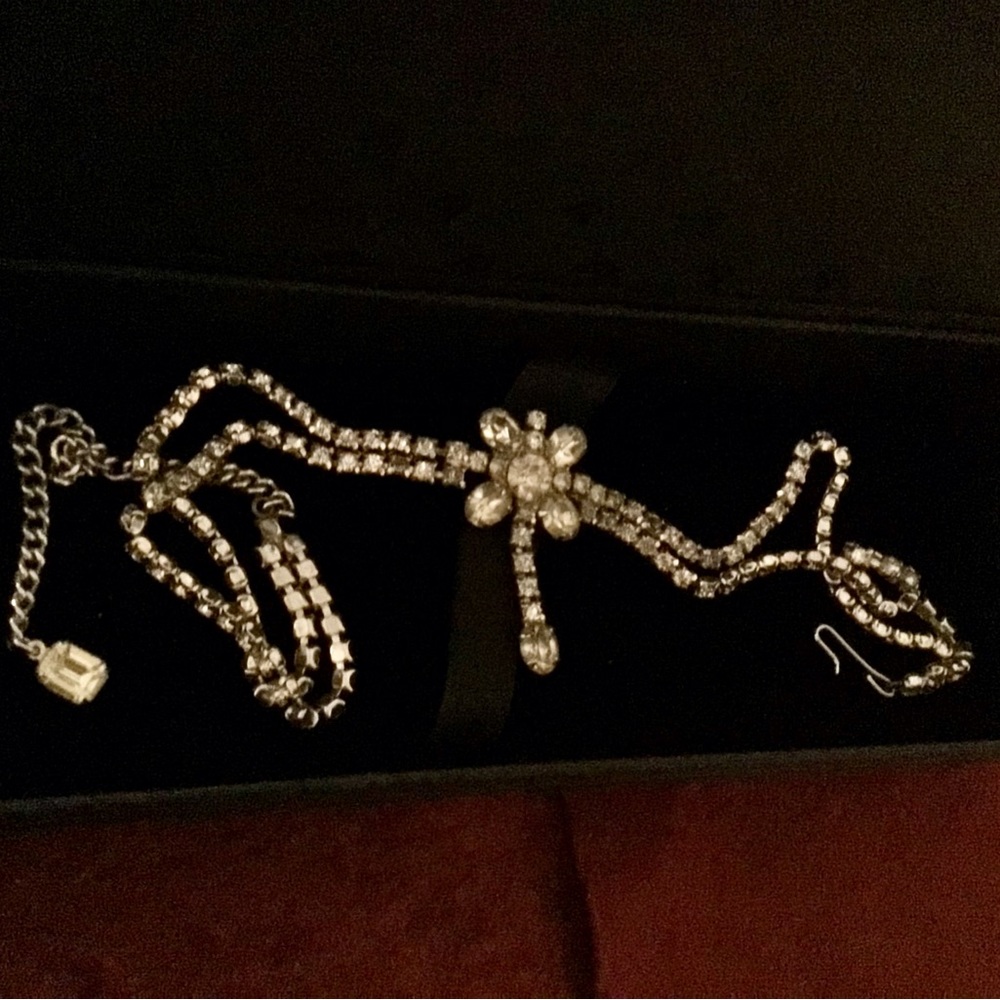 Vintage costume jewelry—double-choker necklace. - Picture 4 of 11